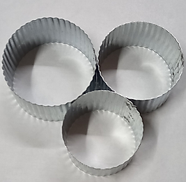 Renuzu Yuvarlak Tırtıklı Kurabiye Kalıbı 3 Lü