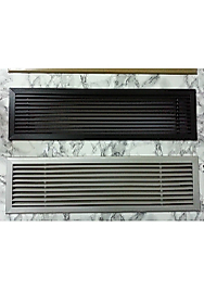 Renuzu Alüminyum Şömine Menfezi Mobilya Dolap Menfezi 50X15