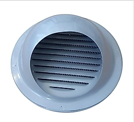 Q 125 Kep Panjur Doğalgaz Cam Panjuru Dış Cephe Mutfak Aspiratör Menfezi Rüzgar Önleyici Terekli