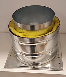 RENUZU Isı Yalıtımlı Yanmaz Boru Baca Çıkışı (ağaç Ev, Konteyner Için) 130 Mm Çap Satıcının Ortalama Ürün Puanı 5.0