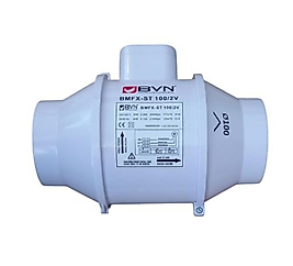 BVN Bahçıvan Bmfx St 100 Plastik Yuvarlak Karma Akışlı Çift Hızlı Kanal Fanı