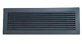 49x14 Lineer Şömine Dolap Havalandırma Menfezi Antrasit 7016 Fırın Boyalı