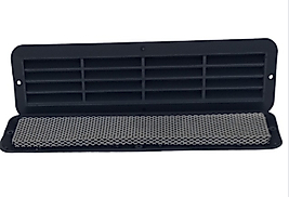 RENUZU 30x8 Antrasit Karavan Buzdolabı Menfezi Alüminyum Sinek Telli Çift Taraflı