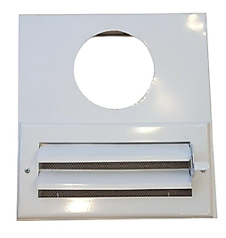 Fan Kör Kasası Panjurlu Dikey 28,5 Yatay 25,5 İç Ölçü Dış Ölçü 33,5x31 Fan Ölçü Q125 Lik