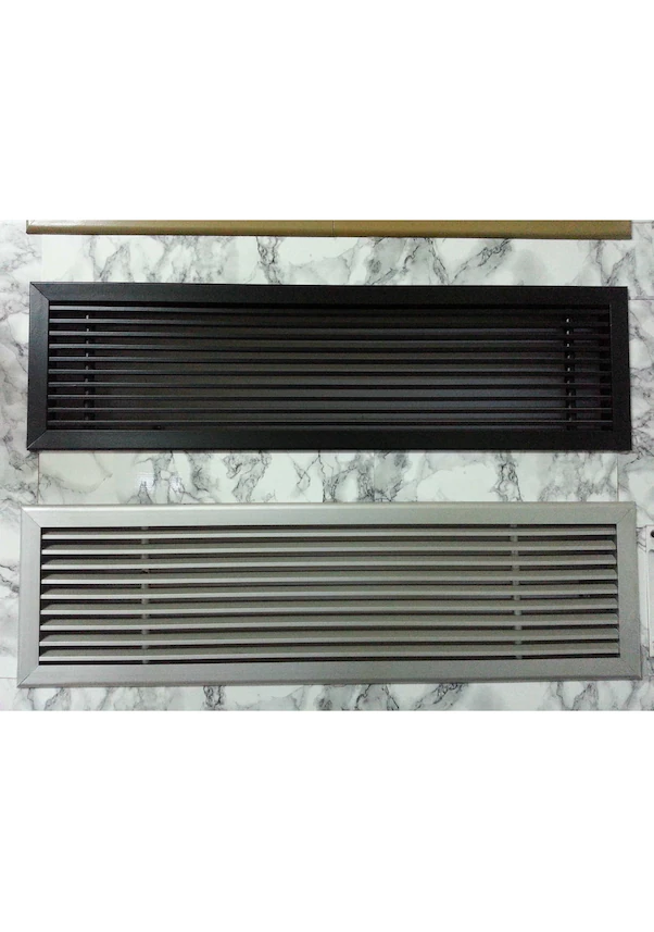 Renuzu Alüminyum Şömine Menfezi Mobilya Dolap Menfezi 50X15