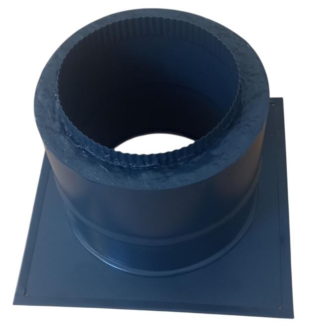 RENUZU Mat Antrasıd Isı Yalıtımlı Yanmaz Tek Plakalı Boru Baca Çıkışı (Ağaç Ev, Konteyner için) 130 mm Çap Satıcının Ortalama Ürün Puanı 5.0