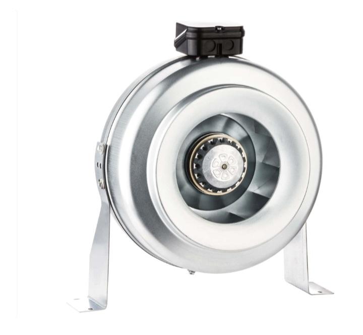 20 cm çapında BDTX 200-B 2300 D/D 220/230 volt Monofaze Yuvarlak Kanal Fanı Geriye Eğimli