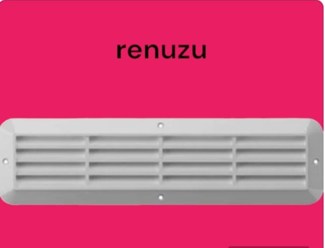 Karavan Buzdolabı Menfezi 30*8 Anti Bakteriyel Alüminyum Telli