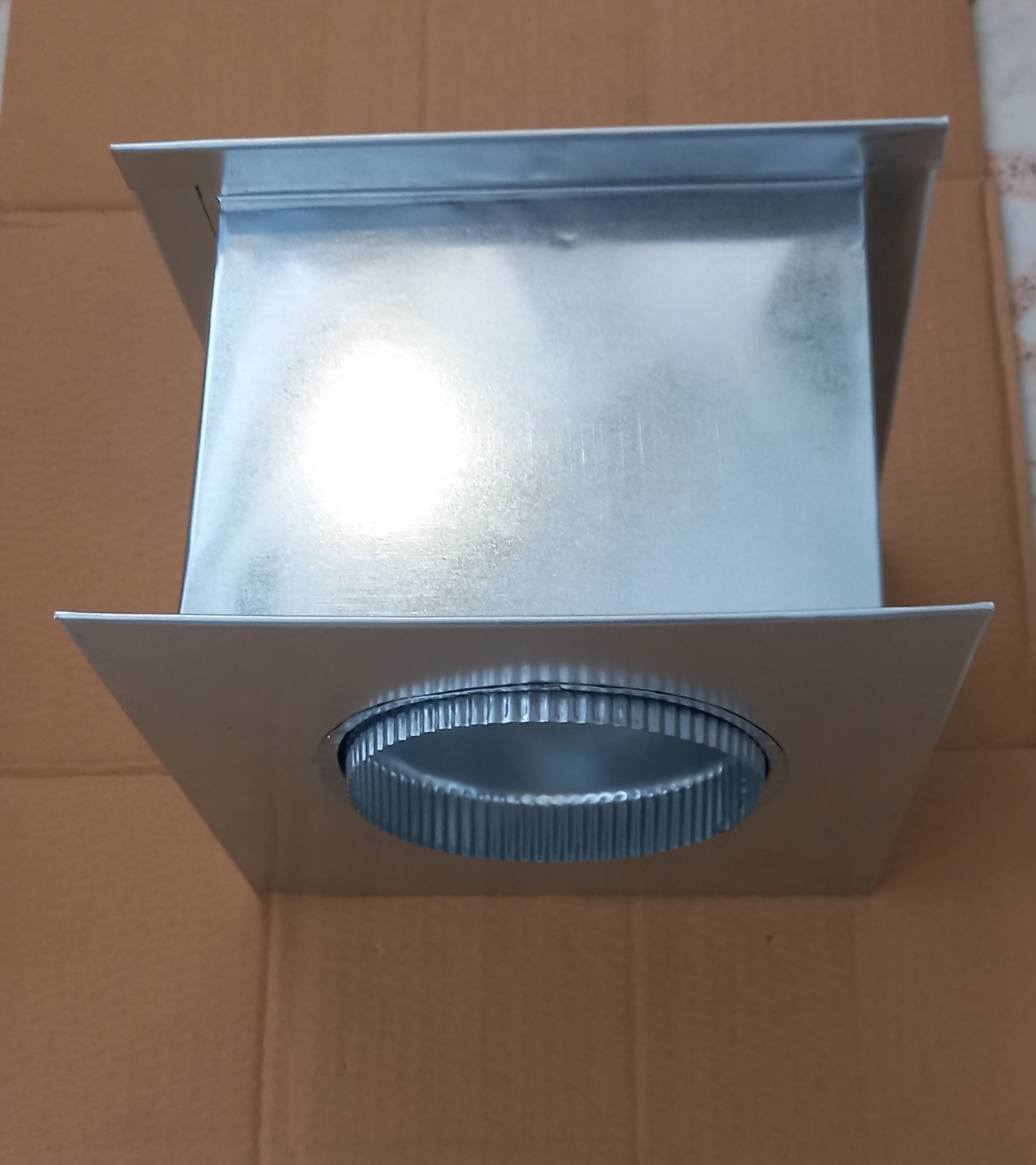 Renuzu Isı Yalıtımlı Yanmaz Boru Baca Çıkışı (Ağaç Ev, Konteyner Için) 130 mm Çap