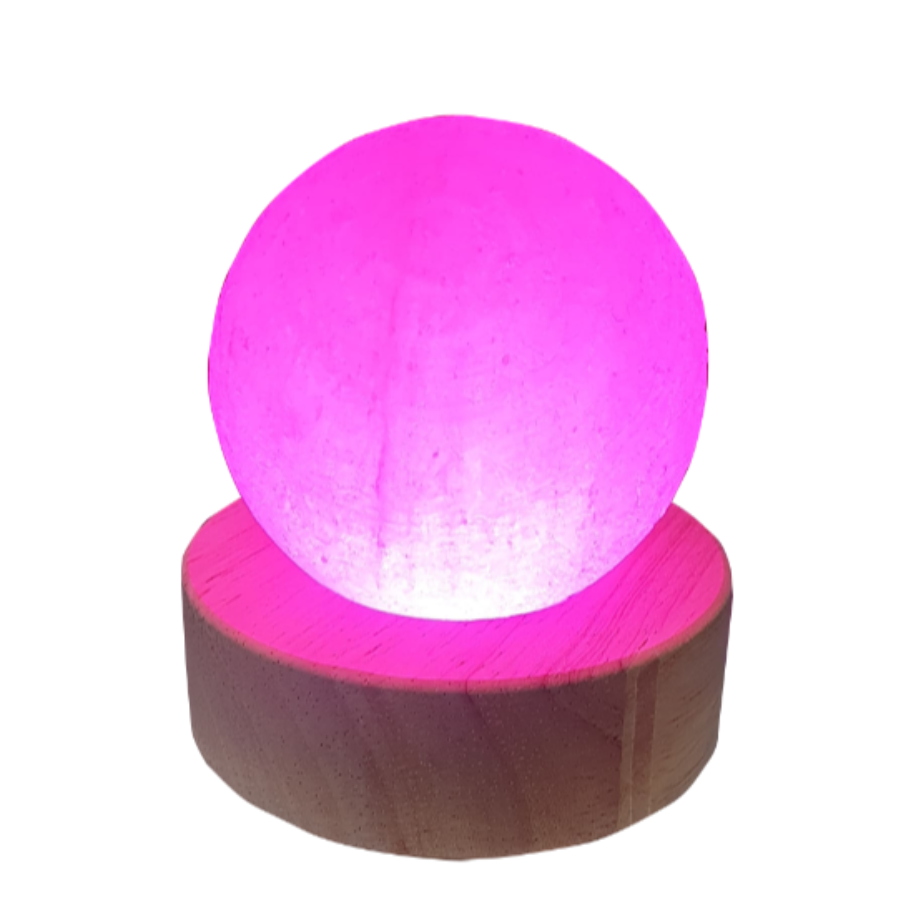 Küre Tuz/Kaya Tuzu Gece Lambası Masaj & Stres Topu
