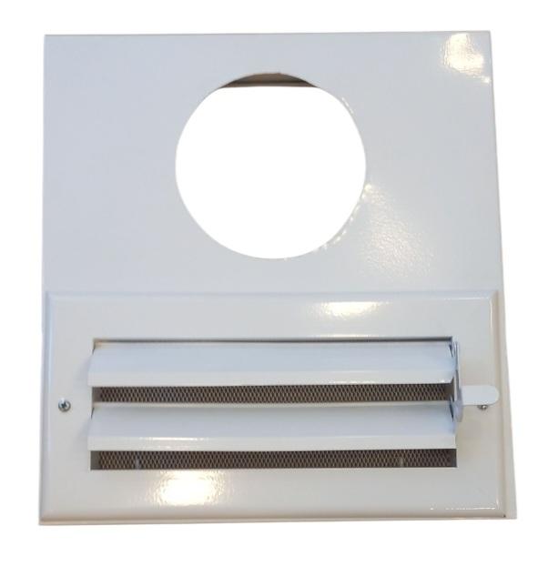 Fan Kör Kasası Panjurlu Dikey 28,5 Yatay 25,5 İç Ölçü Dış Ölçü 33,5x31 Fan Ölçü Q125 Lik