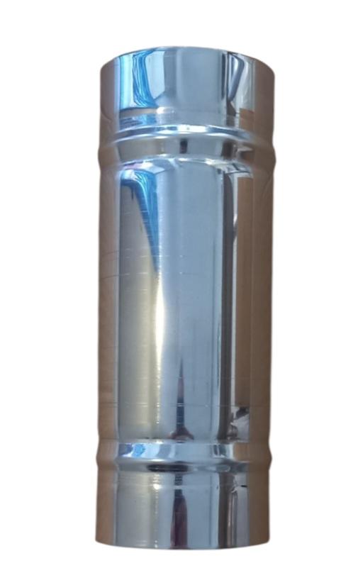 Semaver & Soba boru bacası çap 8,2 cm derinlik 22 cm Paslanmaz Krom Çelik 430