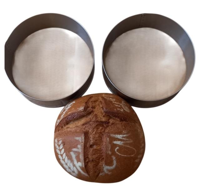 Ekşi Maya Ekmek Kalıbı Genişlik 18cm Derinlik 7cm Paslanmaz Krom Çelik 2 Li